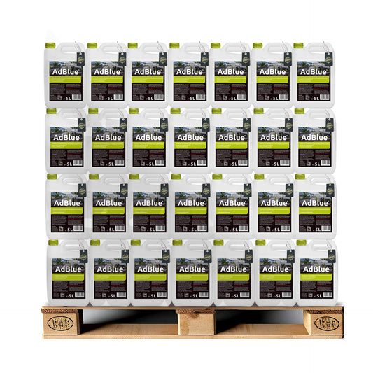 114 x AdBlue® 5 Liter Kanister auf Einwegpalette