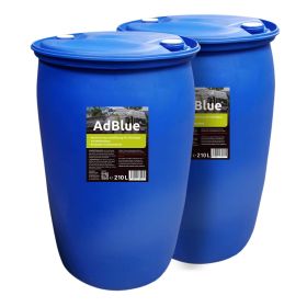 AdBlue® 210 Liter Kunststoff-Fass auf Einwegpalette
